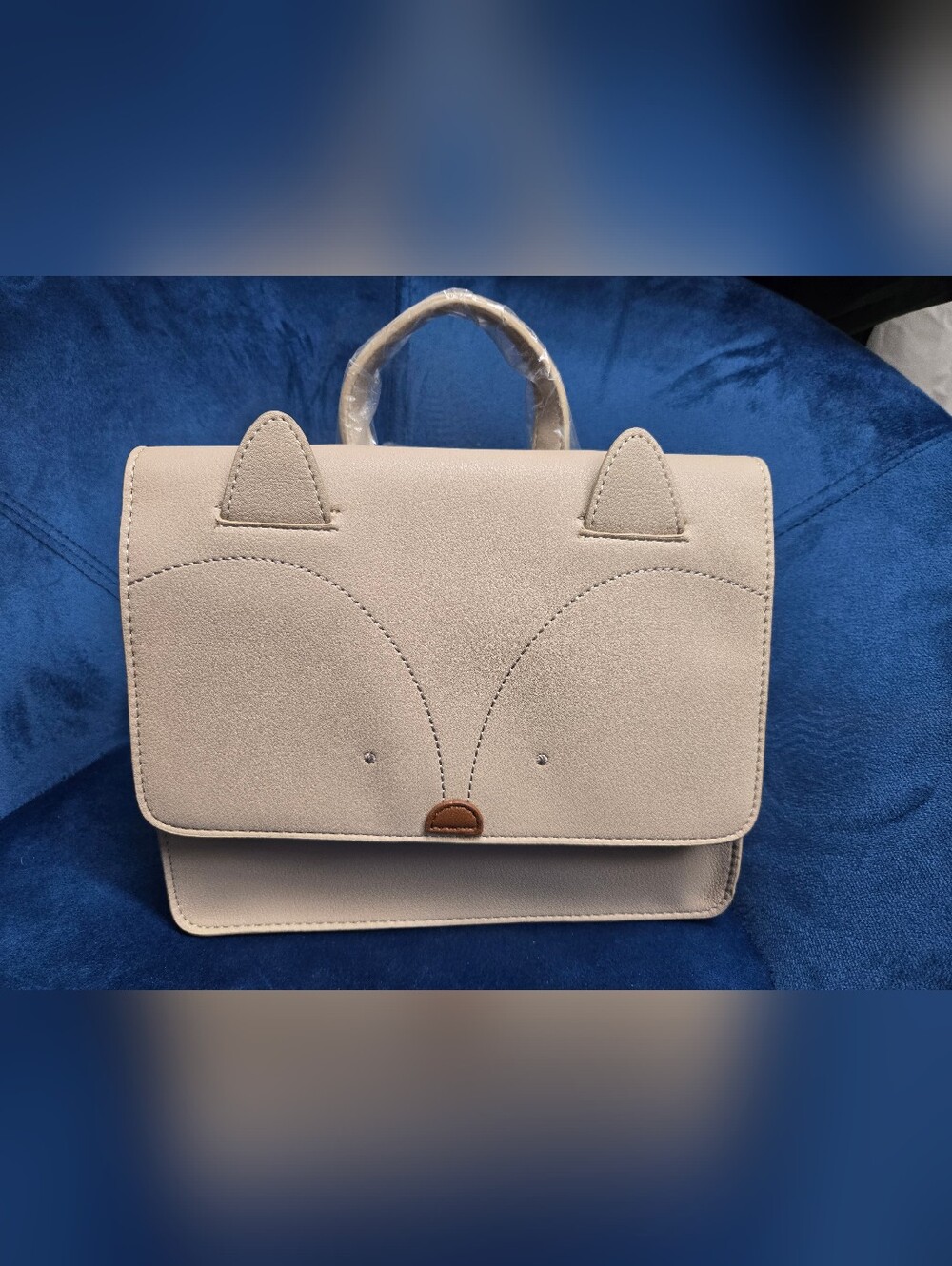 Ollie Fox Handbag Backpack Purse Beige Crossbody New With Tags